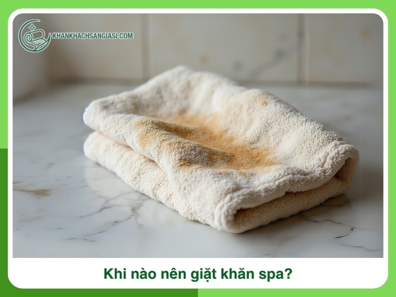 Khi nao nen giat khan spa