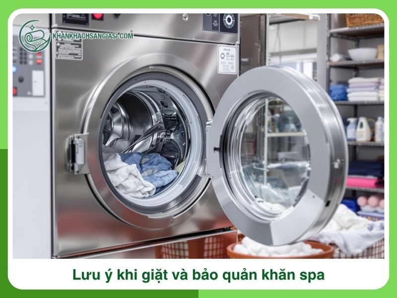 Luu y khi giat va bao quan khan spa