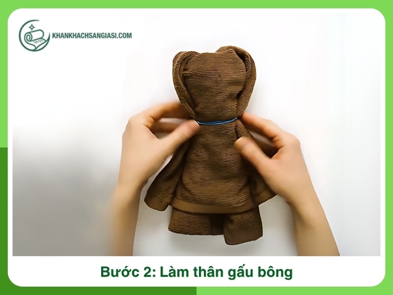 Buoc 2 Lam than gau bong