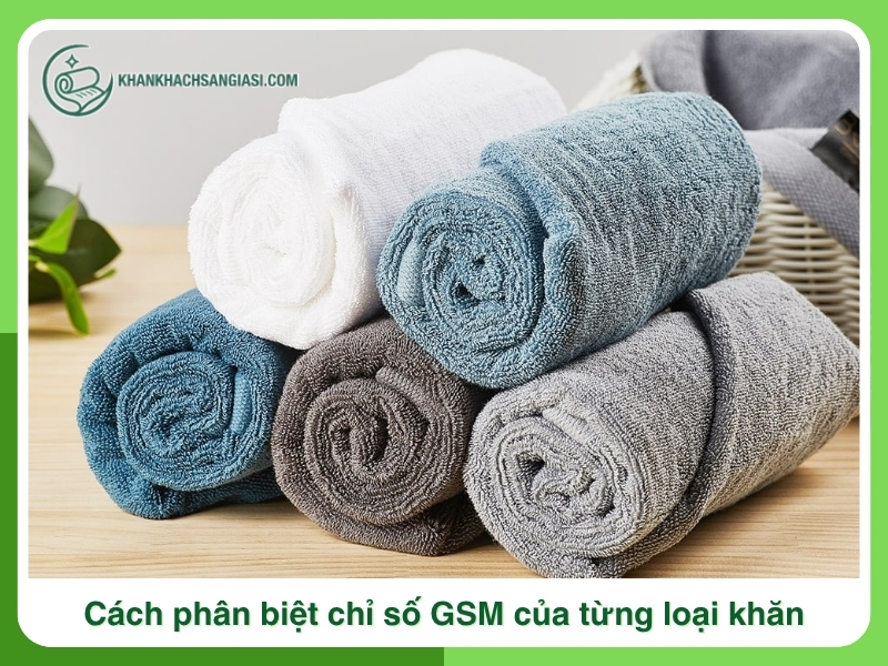 Cach phan biet chi so GSM cua tung loai khan
