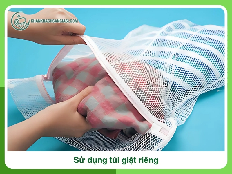 Su dung tui giat rieng