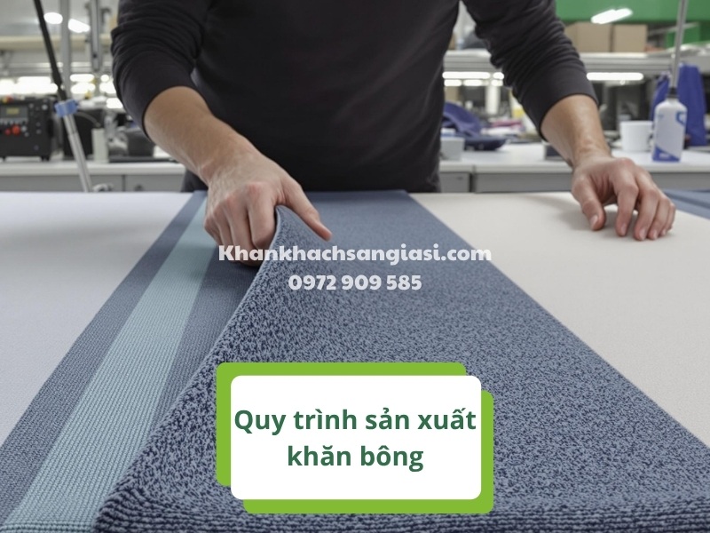 quy trinh san xuat khan bong