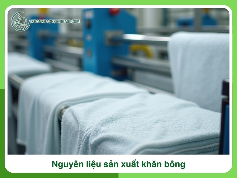 Nguyen lieu san xuat khan bong gom nhung gi