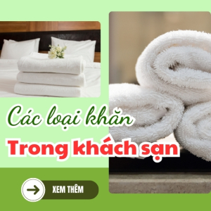 Các loại khăn trong khách sạn