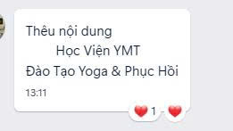CUNG CẤP KHĂN CHO HỌC VIỆN ĐÀO TẠO YOGA YMT