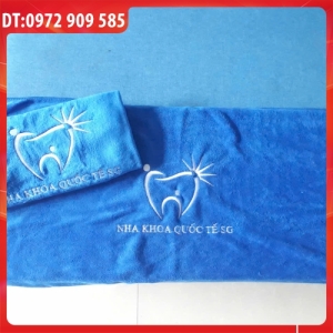 KHĂN THÊU NHA KHOA QUỐC TẾ SG