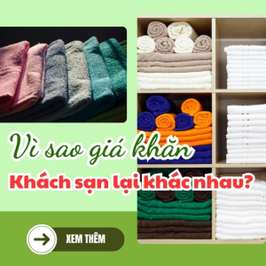 Vì sao giá khăn khách sạn lại khác nhau?